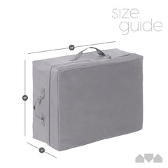 Milliard carry case uses thick polyester canvas for durability.