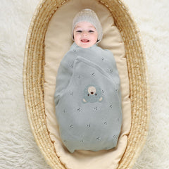 mimixiong baby blanket swaddle-use on stroller rides highlights versatile all-season comfort.