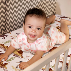 Mindsoft Western Cowboy 2-piece crib sheet set ready for use