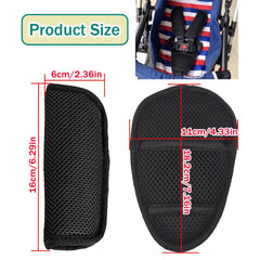 Mingxiong black shoulder pads offer cushioned contact for comfort