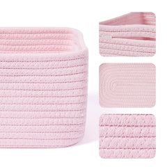 MiniArk pink closet organizer bin ideal for drawers and small items.