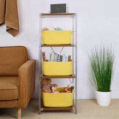MiniArk closet organizer baskets neatly fit shelves and cube storage