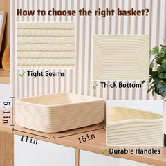 MiniArk large shallow basket towel storage image demonstrates ample space for linens