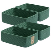 MiniArk large shallow baskets perfect for towel storage and clutter-free shelves.