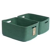 MiniArk large storage baskets in rectangular setup for easy closet organization and quick access
