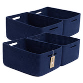 MiniArk navy basket folded in packaging, ready to shape.