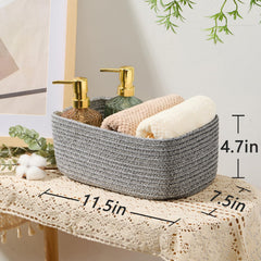 MiniArk nursery-safe baskets keep baby items organized with a gentle, odor-free feel.