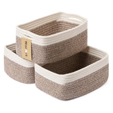 MiniArk small storage basket compact size front view keeps cosmetics and keys neatly organized.