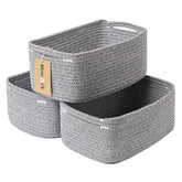 MiniArk small storage basket rectangular 13x8.5x5.1 for tidy cosmetics and accessories
