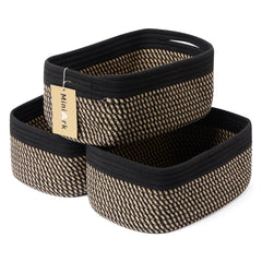 MiniArk small storage baskets compact size ideal for cosmetics, keys, and desk tidbits.