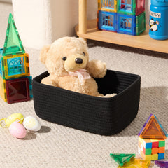 MiniArk small storage baskets decorative-texture elevates living room with warmth and minimalist style.