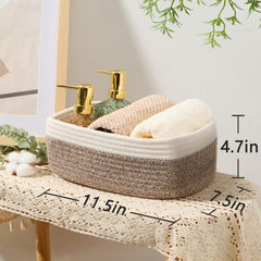 MiniArk living room decor basket highlights warm texture and minimalist charm.