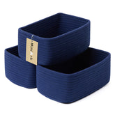 MiniArk small storage baskets organize cosmetics and essentials on a tidy desktop.