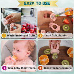 Minie Joo anti-choke holes ensuring safe, smaller bites during solids