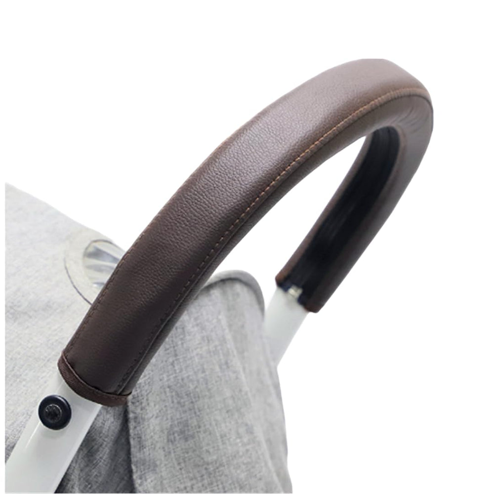 MINILUJIA bumper handlebar sleeve chocolate for Babyzen YOYO adds protection.