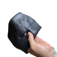 MINILUJIA leather sleeve protects the handlebar from dirt and wear