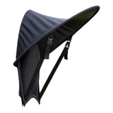 MINIMEIS Sunshade Black folded for compact travel and sun protection.