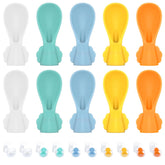 MiniMunch universal pouch spoon attachment on a pouch enables quick, mess-free feeding on the go.