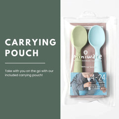 Miniware anti-slip notch ensures stay-on-bowl use while feeding.