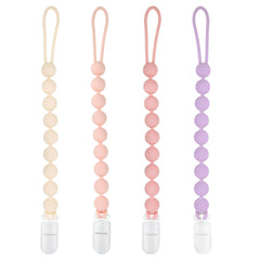 MINMUNJIU pacifier clip pack colors keeps pacifiers secure on baby girl outfits