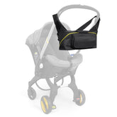 Minne Baby Upperkids Essentials Bag shows Doona compatibility for easy on-the-go storage
