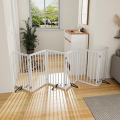 Mino Kesper dog gate folding accordion design for easy setup and storage