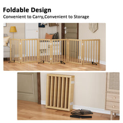 Mino Kesper foldable gate with 360-degree hinge enables flexible room layout