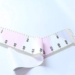 MinoMia canvas height ruler showcases 0.2ft to 6.5ft range for precise growth tracking.