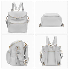 Minsong diaper bag backpack interior-organizer highlights 11 pockets for quick baby-essentials access.