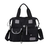 MINTEGRA Nylon Tote Bag shows waterproof material protecting essentials during daily commutes