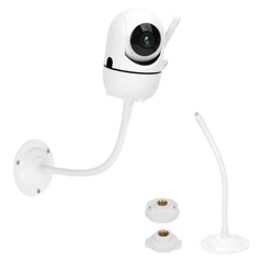 Mippko baby monitor wall mount assembly shows sturdy base and metal arm for secure placement.