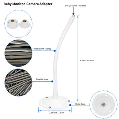 Mippko wall mount sturdy design ensures camera stays secure.