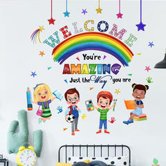 Mirabuy inspirational quotes decals nursery decor encourages kind messages