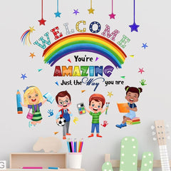 Mirabuy self-adhesive decals bedroom placement easy installation
