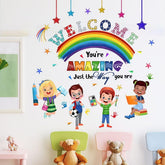 Mirabuy You are Amazing wall decal reading corner motivates kids