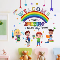 Mirabuy You are Amazing wall decal reading corner motivates kids