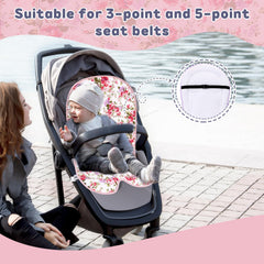 Miracle Baby car seat cushion cute ear design adds playful style for stroller use