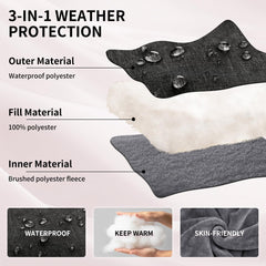 Miracle Baby bunting bag zipper access enables quick diaper changes on the go.