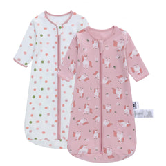 Miracle Baby sleep sack fabric close-up shows soft cotton against baby's skin.