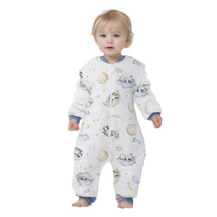 Miracle Baby sleep sack legs design supports natural movement.