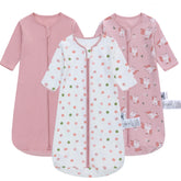 Miracle Baby Sleep Sack long sleeve in pink keeps baby cozy and gentle on skin.
