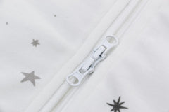 Miracle Baby Sleep Sack with two-way zipper eases safe dressing.