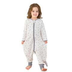 Miracle Baby Sleep Sack with Feet front view shows silky-soft cotton ideal for sensitive skin