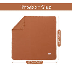 Miracle Baby swaddle blanket closeup shows soft cotton weave and gentle skin touch.