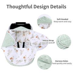 Miracle Baby Swaddle Velcro 3-step wrap enables quick secure swaddling