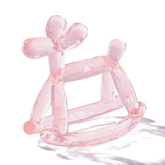 Miraloop crystal jelly baby teether rose quartz soothing teething gums