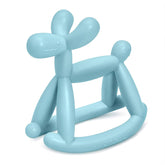 Miraloop Jellydog teether hand grip supports early fine motor skill practice.