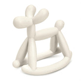 Miraloop Jellydog teething toy front view promotes tactile exploration and soothing gums.