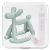 MIRALOOP teether rocking balloon dog calms gums with playful design.