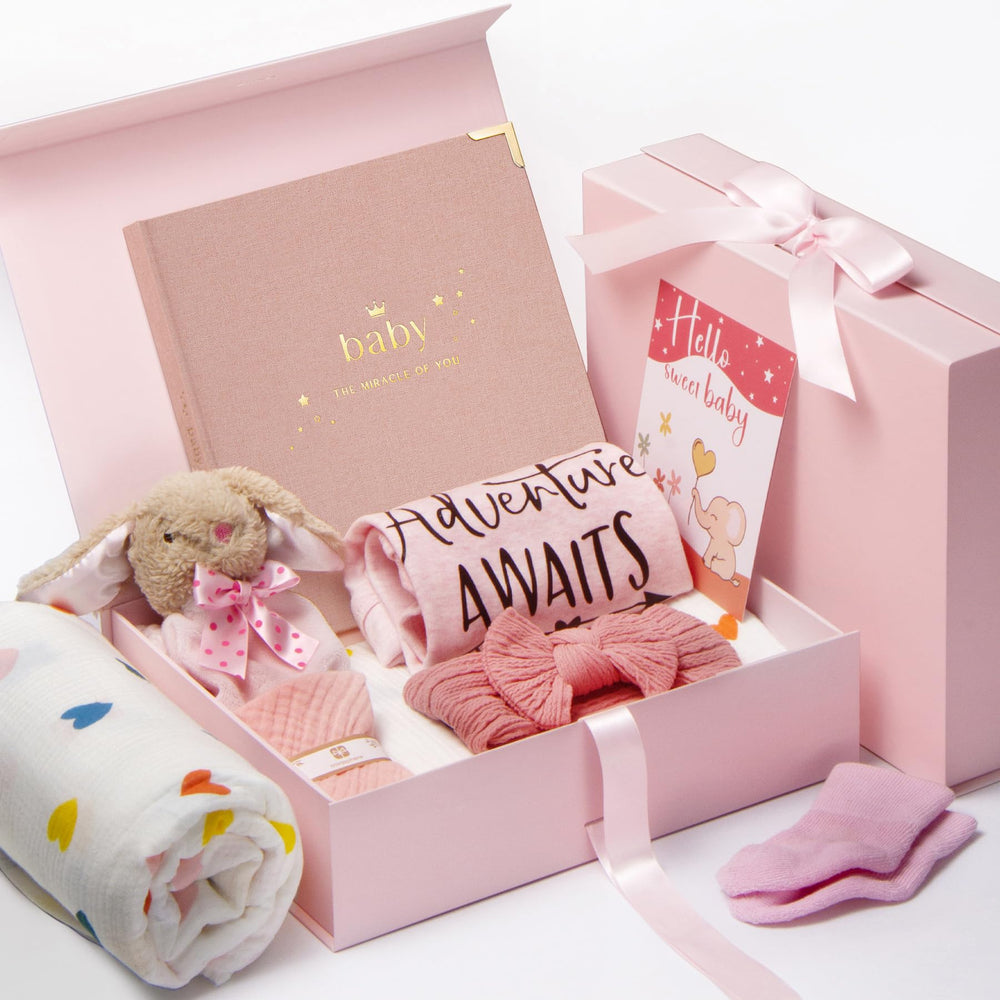 Mirasphere baby gift memory book captures precious moments for baby's early years.
